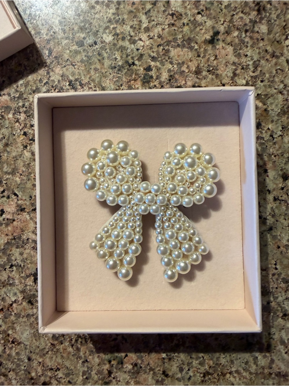 Pearl Bow Brooch - Cream Pearl Statement Pin Simone Rocha